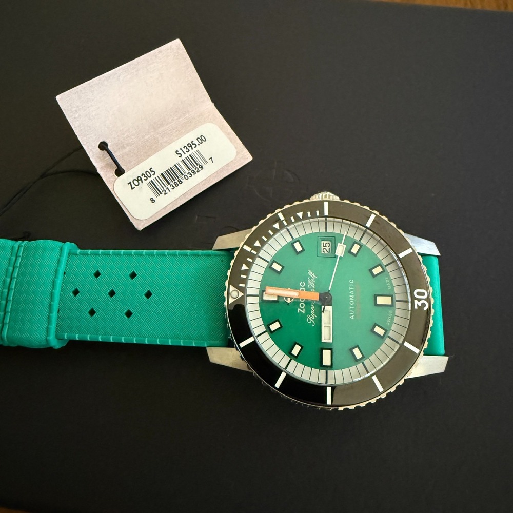 Zodiac ZO9305 Super Sea Wolf Automatic Compression Dive Watch, NWT, Box - Picture 6 of 16